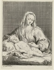 Maria conheceu o tipo de Jacopo Amigoni