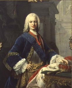 Retrato de Fernando IV, Rei de Espanha (1711-59) (óleo sobre tela) de Jacopo Amigoni