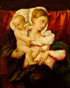 Nossa Senhora e o Menino de Jacopo Bassano