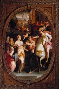 A família de Dario antes de Alexandre o Grande (pintura de Jacopo Coppi