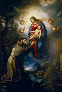 Aparição da Virgem a São Francisco de Jacopo Ligozzi