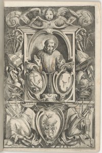 Frontispício com Retrato de São Francisco de Jacopo Ligozzi