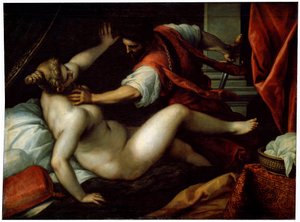 Tarquinius e Lucretia, XVI ou início do século XVII