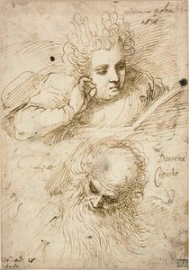 Andriana Palma e Diógenes, o Cínico de Jacopo Palma il Giovane