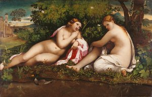 Duas Ninfas em Repouso Júpiter e Calisto, c. 1520
