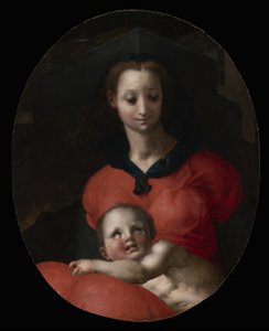 Virgem e Criança, conhecida como a Madonna del Libro, c.1545-46 de Jacopo Pontormo