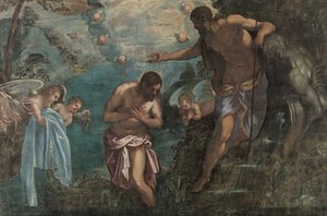 Batismo de Cristo, década de 1580 de Jacopo Robusti Tintoretto