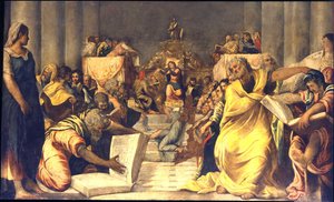 Cristo entre os médicos de Jacopo Robusti Tintoretto