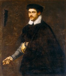 Retrato de um jovem de Jacopo Robusti Tintoretto