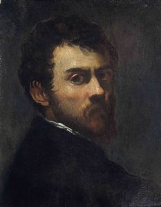 Auto-retrato quando jovem de Jacopo Robusti Tintoretto