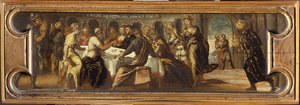 A festa de Belsazar. de Jacopo Robusti Tintoretto