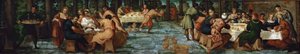 A festa de Belsazar, ca 1543. de Jacopo Robusti Tintoretto