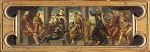 O julgamento de Salomão. de Jacopo Robusti Tintoretto