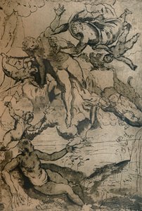 A origem da Via Láctea, c1575 1932. de Jacopo Robusti Tintoretto