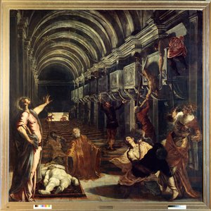 A descoberta do corpo de São Marcos de Jacopo Robusti Tintoretto
