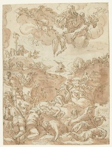 Erguendo a Serpente de Cobre de Jacopo Tintoretto