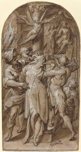 O Martírio de Santa Apolônia de Jacopo Zucchi