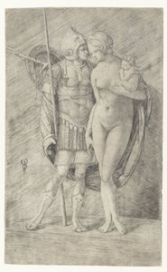 Marte em armadura e Vênus nua com Cupido