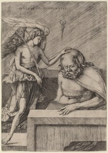 Mantenha-nos dormindo O Anjo da Guarda, c. 1509 de Jacopo de Barbari