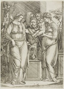 Sacrifício a Príapo, o Prato Grande de Jacopo de