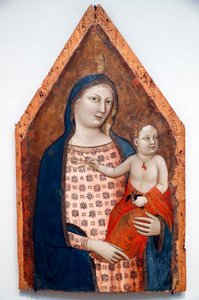 Virgem e Criança, c.1337-39 de Jacopo del Casentino
