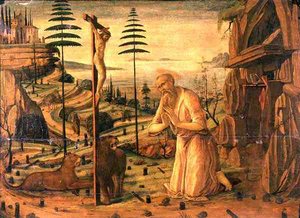 São Jerônimo em Oração de Jacopo del Sellaio