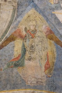Alegoria da Fortaleza, Pormenor da abóbada (fresco)
