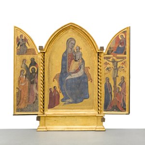 Madonna e Criança; Anunciação; Crucificação e Santos, c.1380 (painel)