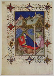 MS 11060-11061 Horas de Notre Dame: Prime, O Nascimento de Cristo, do &39;Tres riquezas Heures du Duc de Berry&39; (259702 para detalhes)
