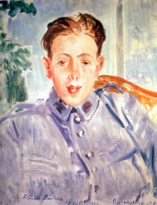 Francis Poulenc como soldado de Jacques Emile Blanche