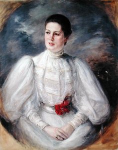 Retrato de uma Mulher de Jacques Emile Blanche