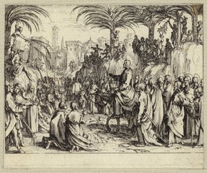 Jesus Cristo entrando em Jerusalém (gravura)