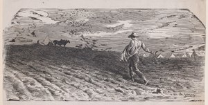 The Sower, ca. 1852. de Jacques Adrien Lavieille