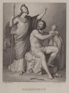 Prometheus (gravação) de Jacques Alfred van Muyden
