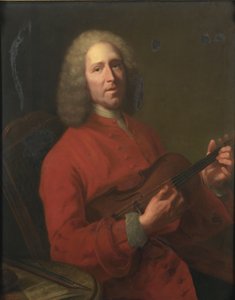 Retrato do compositor Jean-Philippe Rameau 1683-1764, 1728