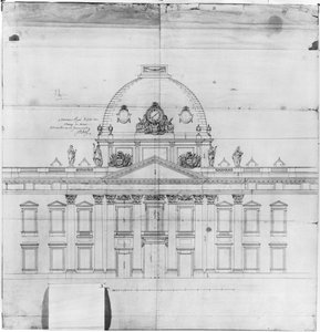 Design para a École Militaire em Paris, 1769