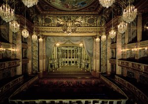 Interior da Opera House, concluído em 1770 (restaurado em 1952-71)