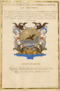 Escudo com uma águia de Jacques Bailly