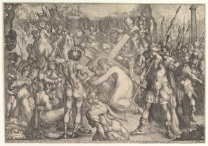 Cristo carregando a cruz. de Jacques Bellange