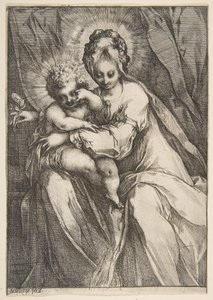 Madonna com uma Rosa, 1595-1616.
