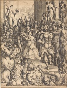 Martírio de Santa Lúcia. de Jacques Bellange