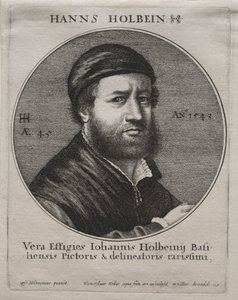 Retrato de Hans Holbein de Jacques Bellange