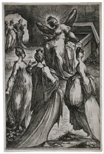 As santas mulheres no Sepulcro de Jacques Bellange