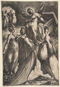 Três Marias no túmulo. de Jacques Bellange