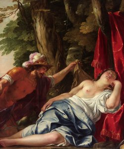 Marte e a virgem vestal de Jacques Blanchard