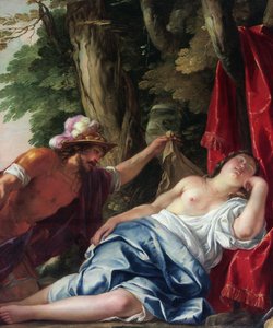 Marte e a virgem vestal de Jacques Blanchard