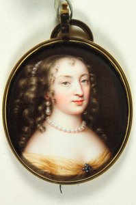 Uma senhora chamada Mary Killigrew, Madame Zuylestein (esmalte) de Jacques Bordier