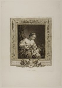 Educação de Cupido (gravura) de Jacques Bouillard