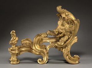 Par de Andirons de Jacques Caffieri