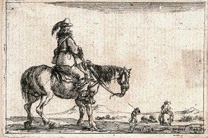 Um general a cavalo (gravura) de Jacques Callot
